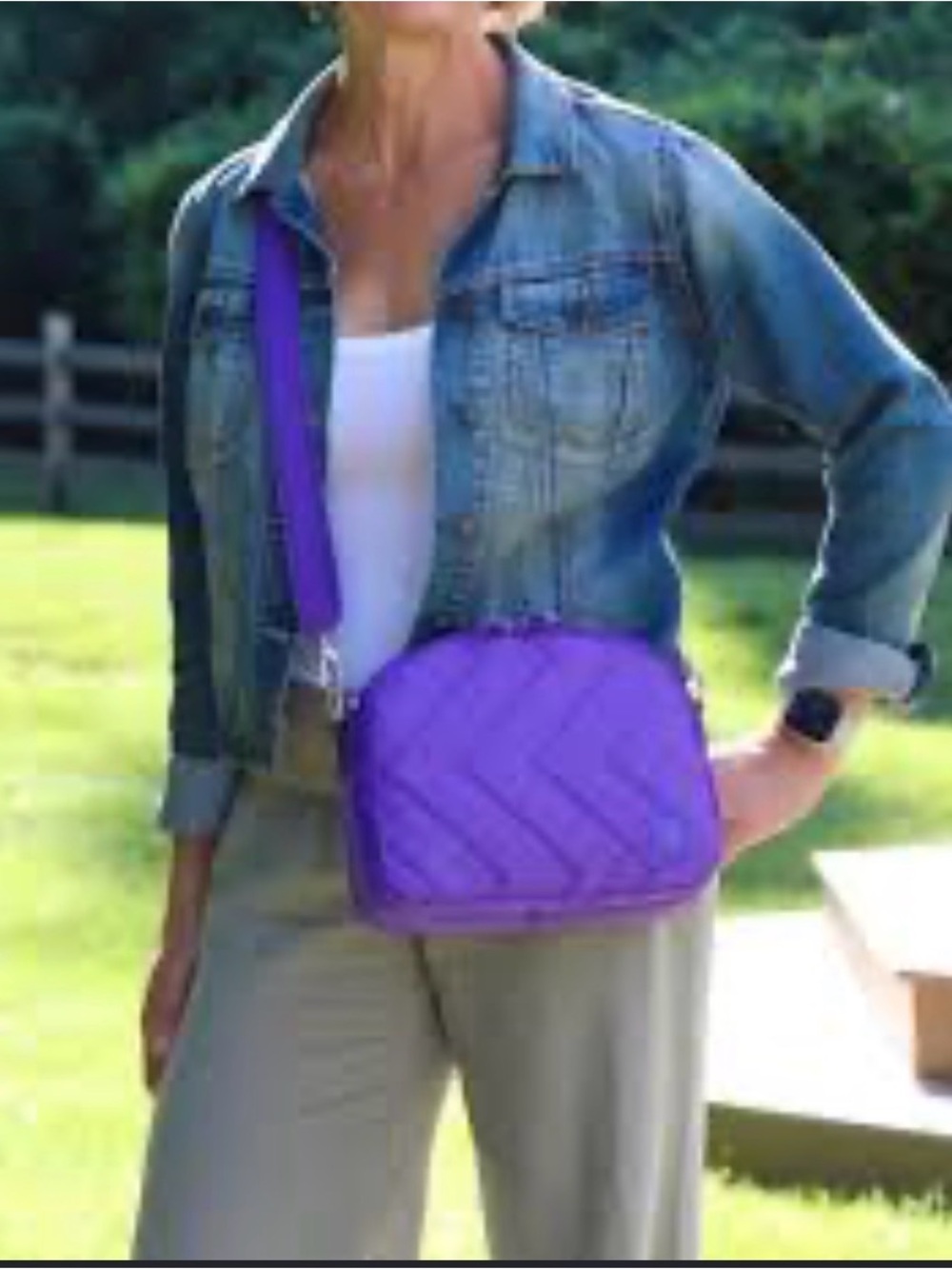 NWT IHKWIP Zigzag Convertible Crossbody Bag